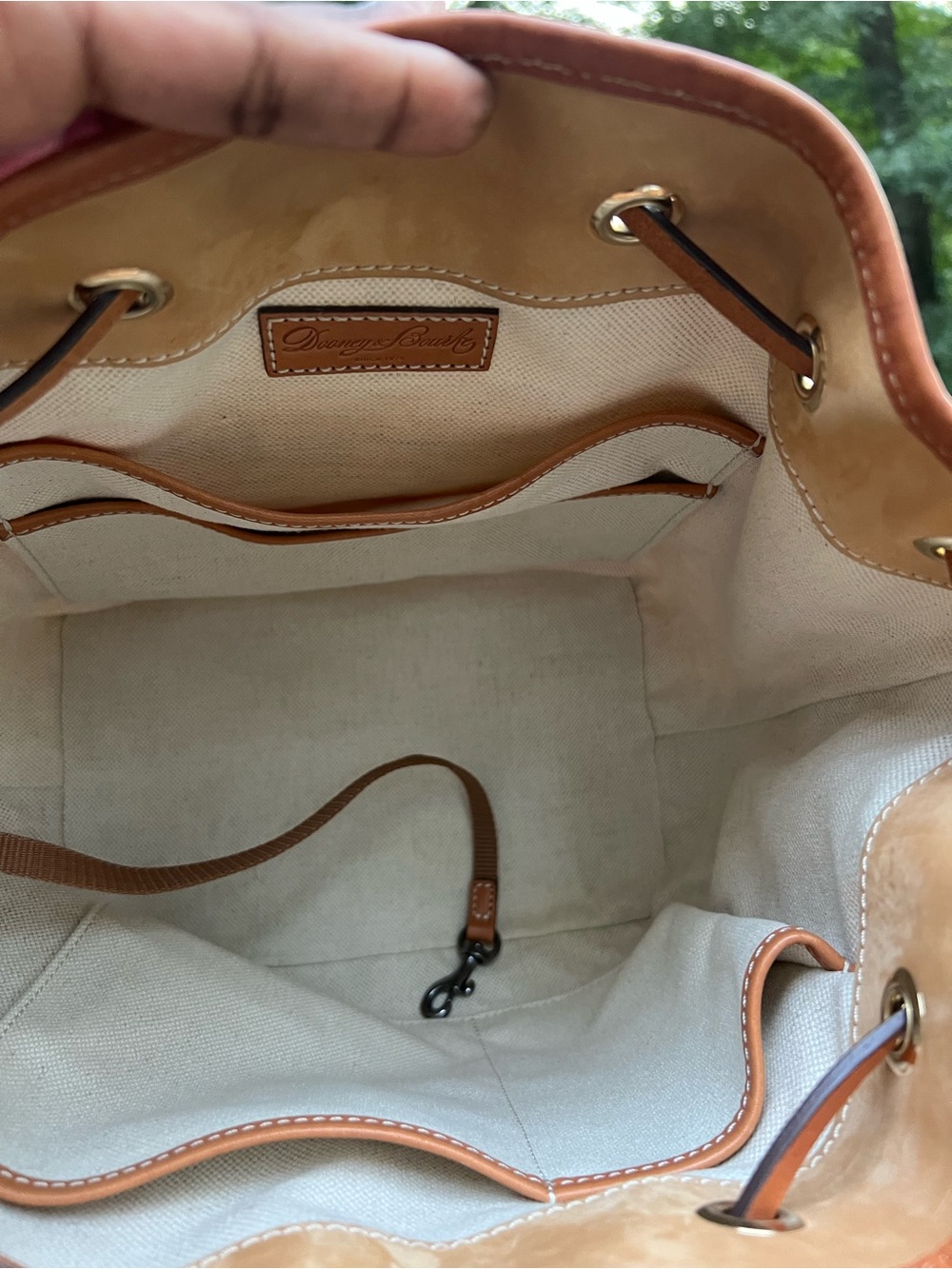 Dooney & Bourke Hydrangea Monogram Drawstring Handbag - Picture 11 of 17